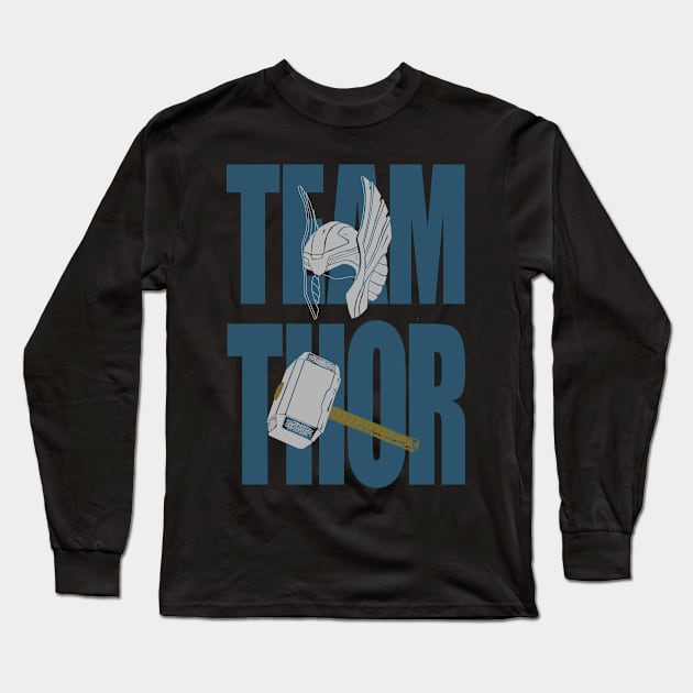 TEAM THOR Long Sleeve T-Shirt by GeekGiftGallery